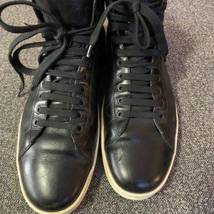 Tom Ford black leather sneakers